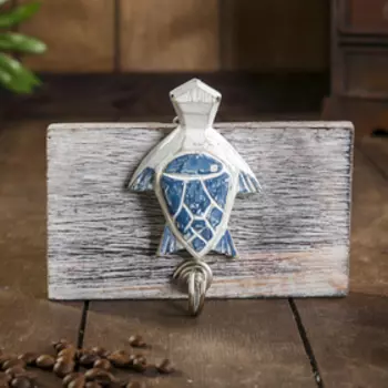 Ключница-крючок дерево "Черепашка" 5х10х15 см МИКС