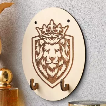 Крючки декоративные «Лев», ключница настенная, 1215 см