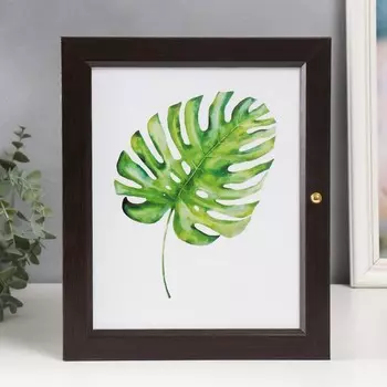 Ключница "Листок" венге 24х29 см