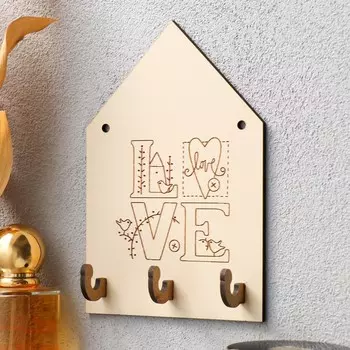 Крючки декоративные «Любовь», ключница настенная, 1015 см