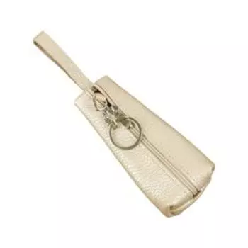 Ключница на молнии, длина 13 см, цвет розовый