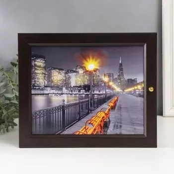 Ключница "Мост" венге 24х29 см