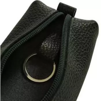 Ключница на молнии, длина 14 см, цвет зелёный