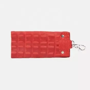 Ключница на кнопках, цвет красный
