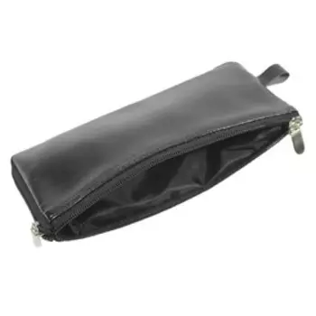 Ключница на молнии, длина 14,5 см, цвет чёрный