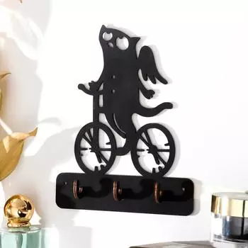 Ключница "На велосипеде" 14х18 см