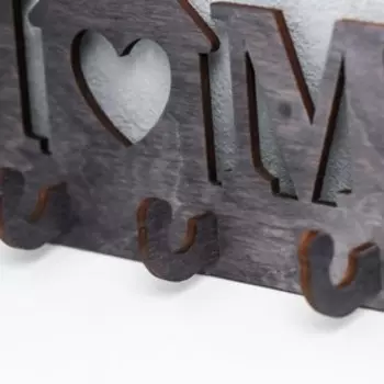 Ключница открытая "Дом" 18х7 см