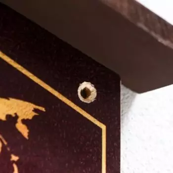 Ключница открытая "Карта мира" 19х28 см