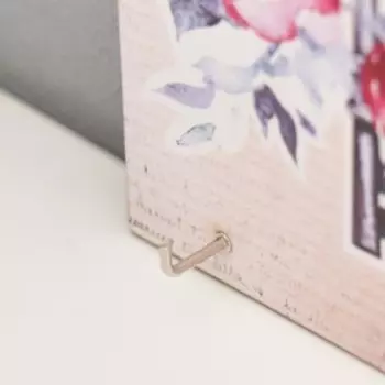 Ключница открытая "Ключ в цветах" 10х15 см