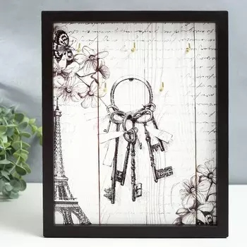 Крючки декоративные «Ключи», ключница настенная, панно, 2722 см