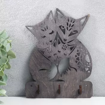 Ключница открытая "Кошечки" 13,5х18 см МИКС