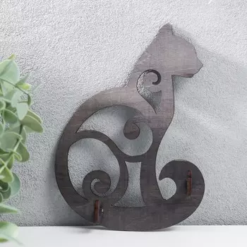 Ключница открытая "Кошка" 16х11,5 см МИКС