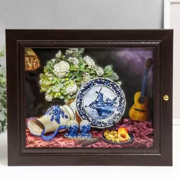 Ключница "Посуда" венге 26х31 см