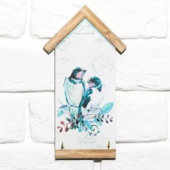 Ключница настенная «Птицы», 12 х 22,2 см.