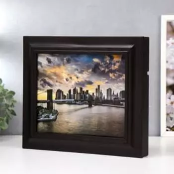 Ключница "Рано утром" Венге 26,5х31,5х4,5 см