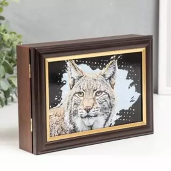 Ключница "Рысь" венге 15х21 см