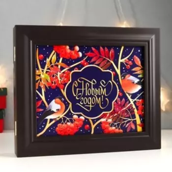 Ключница "Снегири" 26,5х31,5х4,5 см