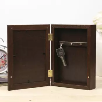 Ключница "Тихие улочки" венге 15х21 см