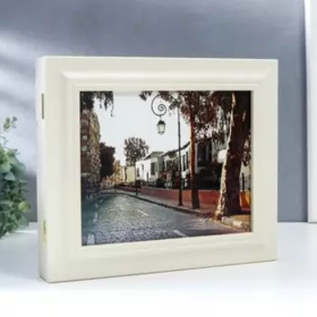 Ключница "Улица в Венеции" Слоновая кость 26,5х31,5х4,5 см