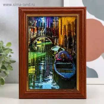 Ключница "Венеция 3" орех 15х21 см