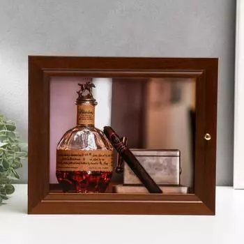 Ключница "Виски" орех 26х31 см