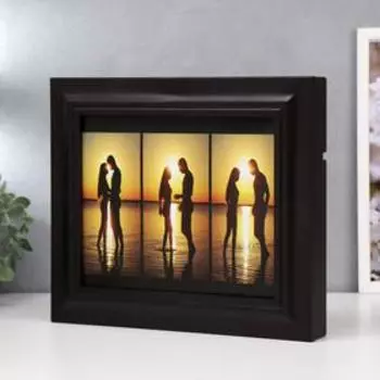 Ключница "Влюбленная пара" Венге 26,5х31,5х4,5 см