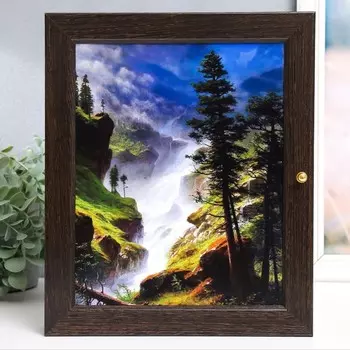 Ключница "Водопад" 24Х29 см венге