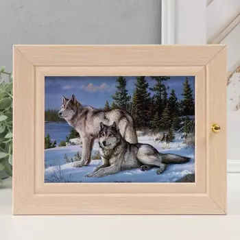 Ключница "Волки" 19х24 см