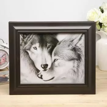 Ключница "Волки" Венге 26х31х4,5 см МИКС