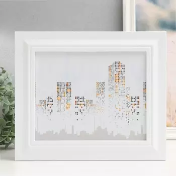 Ключница закрытая "Город" 26,5х31,5 см Белый