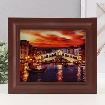 Ключница настенная «Мост», орех, 26.531.5 см