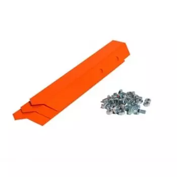 Клумба оцинкованная, 5015 см, оранжевая «Терция», Greengo