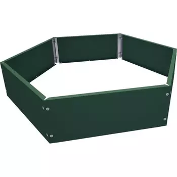 Клумба шестигранник, 0,7м RAL6005 зелёный