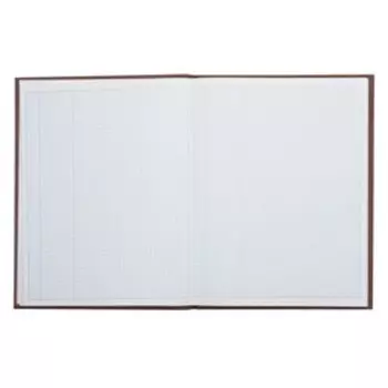 Книга учёта А4, 96 листов, 210x265 мм, в клетку, обложка бумвинил, пустографка, блок офсет