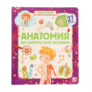 Книжка с окошками «Анатомия»