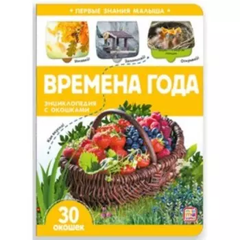 Книжка с окошками «Времена года»