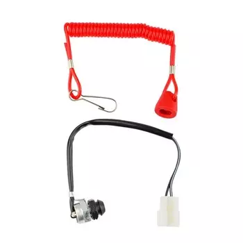 Кнопка аварийной остановки двигателя Sledex, Polaris OEM 4110156, 2870668