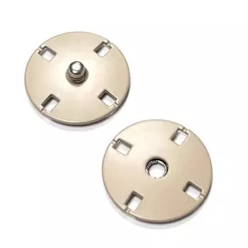 Кнопка пришивная, размер 20 мм, цвет бежевый