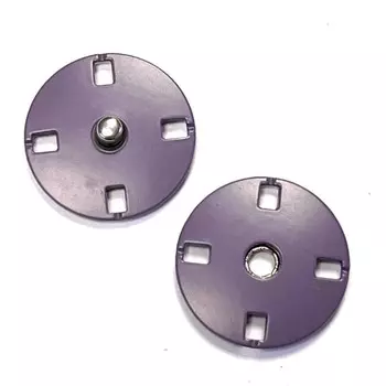 Кнопка пришивная, размер 20 мм, цвет слива