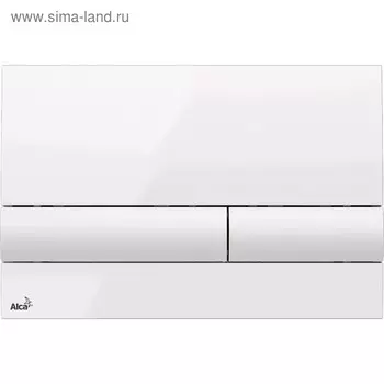 Кнопка управления Alcaplast M1710, для скрытых систем инсталляции, белый