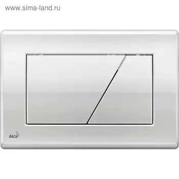 Кнопка управления Alcaplast M171, для скрытых систем инсталляции, xром глянец