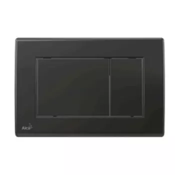 Кнопка управления Alcaplast M278, для скрытых систем инсталляции, черный мат