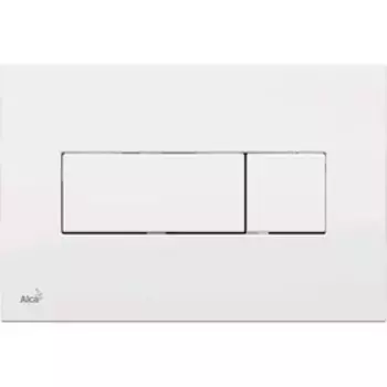 Кнопка управления Alcaplast M370, для скрытых систем инсталляции, белый