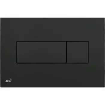 Кнопка управления Alcaplast M378, для скрытых систем инсталляции, черный
