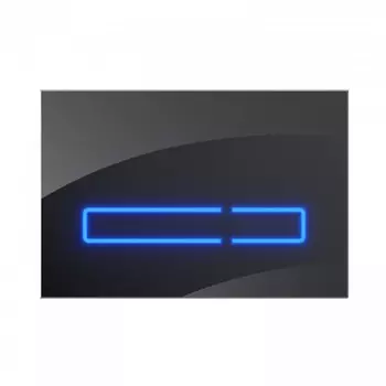 Кнопка управления AM.PM Touchless Pro I0450A38, стекло, пластик, сенсорная, 2 режима, черный 97581