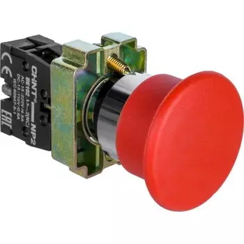 Кнопка управления CHINT 574846 d40мм без подсветки, цвет красный