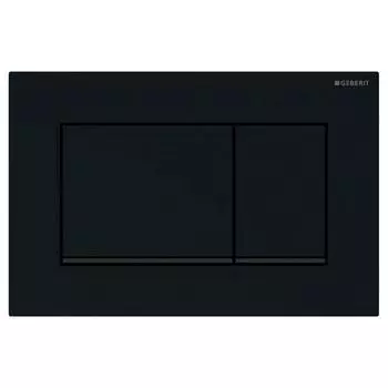 Кнопка управления Geberit Sigma 30 115.883.DW.1, пластик, цвет черный/черный матовый