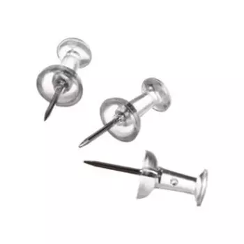 Кнопки силовые GLOBUS, 50 шт., прозрачные