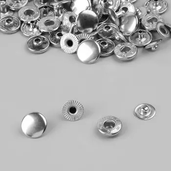 Кнопки установочные, Альфа 54, d = 12,5 мм, цвет никель