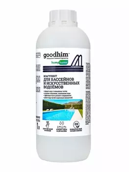 Коагулянт для очистки воды в бассейнах и искусственных водоемах Goodhim Коагулянт, 1 л